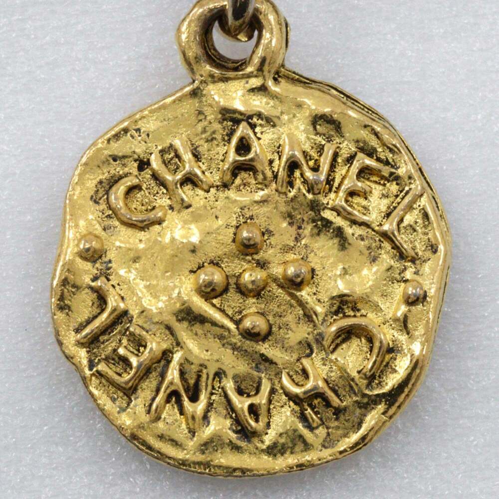CHANEL Gold Logo Necklace - Picture 8 of 10